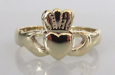 Gold claddagh ring for sale  LONDON