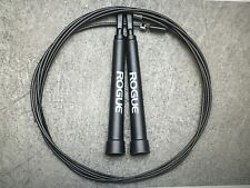 Corda de salto Rogue Fitness ajustável preta velocidade 10' comprar usado  Enviando para Brazil