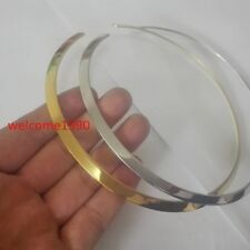 Gargantilha de aço inoxidável polido brilhante 6 mm colar de punho aberto corrente masculina comprar usado  Enviando para Brazil