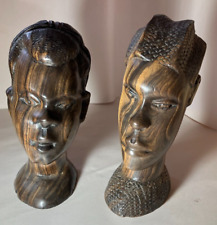 Pair hand carved for sale  HUNTINGDON