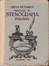 Trattato stenografia italiana usato  Italia