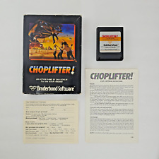 Choplifter! Atari 400/800 Também 1200Xl Completo Na Caixa Funciona Vintage Broderbund, usado comprar usado  Enviando para Brazil