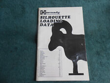 Hornady Silhouette Loading Data Book for sale  Shipping to South Africa