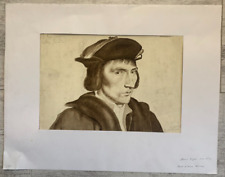 Encre lavis portrait d'occasion  Sarzeau