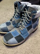 Blue patchwork timberland for sale  Shipping to Ireland