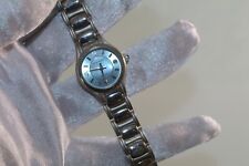 Relógio feminino WALTHAM Classics quartzo aço inoxidável WAW012 23mm com face azul comprar usado  Enviando para Brazil