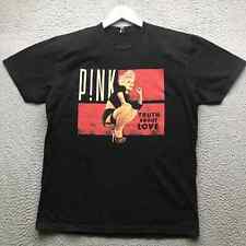 Camiseta masculina manga curta grande gráfica preta Pink The Truth About Love Tour 2013 comprar usado  Enviando para Brazil