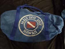 Usado, Bolsa de viagem vintage Maui loja de mergulho equipamento de mergulho malha azul comprar usado  Enviando para Brazil