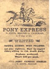 Pony express wanted for sale  Palm Bay