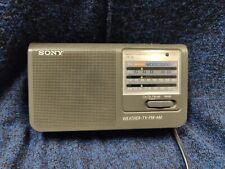 Rádio portátil Sony ICF-36 clima/TV/FM/AM 4 bandas testado/funciona comprar usado  Enviando para Brazil