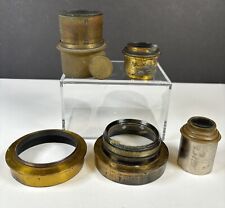 Antique Magic Lantern Lens For Projector Photography Camera Lens Lot of 5 for sale  Shipping to South Africa