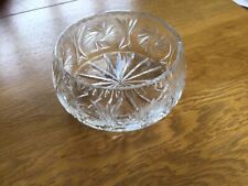 Glass display bowl. for sale  RUGBY