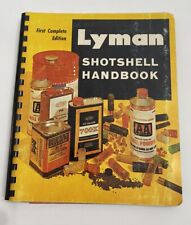 Lyman Shotshell Handbook First Complete Edition 1969 Vintage Reloading Manual for sale  Shipping to South Africa