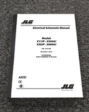 JLG X20JP Compact Crawler Boom Lift Electrical Wiring Schematics Manual  for sale  Fairfield