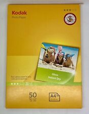Papel fotográfico 45 folhas Kodak brilho secagem instantânea 180gsm A4, usado comprar usado  Enviando para Brazil