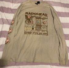 Radiohead shirt long for sale  SOUTHAMPTON
