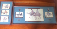 Carol Grigg Large Litho Fine Art Print RIDING FARBOY Horse Native for sale  Shipping to Canada
