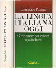 Lingua italiana oggi. usato  Italia