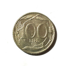 Moneta italiana 100 usato  Piacenza