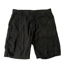 Shorts Levi's Cargo preto masculino 36W 9L algodão com zíper mosca comprar usado  Enviando para Brazil