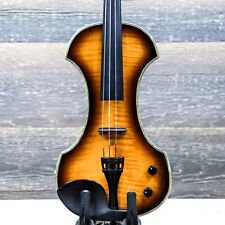 Violino elétrico Fender FV-3 Deluxe chama sólida bordo Sunburst El. Violino com estojo comprar usado  Enviando para Brazil