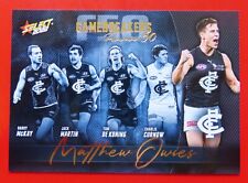 2022 Select AFL "GAMEBREAKERS" Card:  MATTHEW  OWIES  (Carlton) GB15 na sprzedaż  Wysyłka do Poland