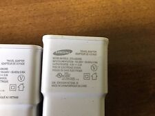 Lote de 2 Cargadores de Viaje USB Originales Samsung ETA-U90JWE utilizados para Galaxy S5 y más segunda mano  Embacar hacia Argentina