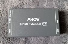 PWAYTEK HDMI Extender Over Cat5e/6, Extend 4K @ 30Hz Audio Video Up to 100m (328 for sale  Shipping to South Africa