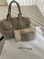 Jem and Bea Jemima Changing Bag - Taupe leather for sale  WOKING