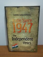 India Since 1947: The Indepenent Years by Gopa Sabharwal (Paperback, 2017) - VGC segunda mano  Embacar hacia Mexico