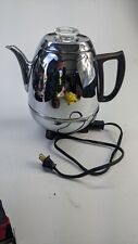 Vintage G E Automatic Coffee Maker Pot Belly Percolator 33P30 Chrome Pre-owned , used for sale  Shipping to South Africa