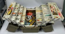 Adventurer 1987 Fishing Tackle Box Assorted Saltwater Fishing Baits and Lures for sale  Biddeford