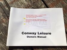 Conway owners manual for sale  TELFORD