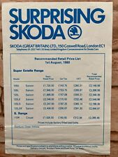 Skoda range price for sale  COLCHESTER