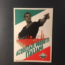 Cartolina fascismo autarchia usato  Milano