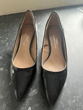 black patent kitten heel shoes for sale  WILLENHALL