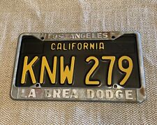 Vintage license plate for sale  Fallbrook