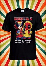 Camiseta de beisebol unissex fofa Deadpool & Wolverine masculina feminina 3220 comprar usado  Enviando para Brazil