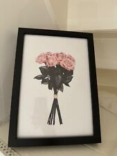 Poster rosenstrauß rosa gebraucht kaufen  Bremen