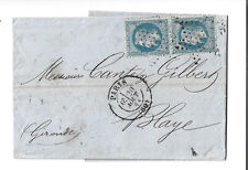 Timbre lettre 1868 d'occasion  L'Arbresle