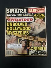 Usado, De colección 3 de marzo de 1998 National Enquirer Marilyn Monroe Frank Sinatra segunda mano  Embacar hacia Argentina