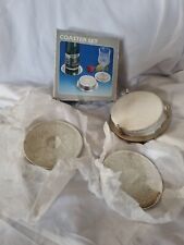 Vintage coasters silver for sale  IPSWICH