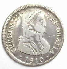 2 reales de plata 1810-FJ EN ESTADO BASTANTE BUENO+ Chile muy raro segunda mano  Embacar hacia Argentina