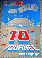 Programa Circo/Circus Program 1980 Circo Jean Richard 10ème Tour Payaso comprar usado  Enviando para Brazil