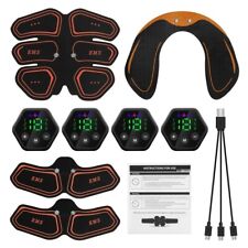 Estimulador muscular EMS Entrenador de cadera abdominal Pantalla LCD Tóner USB Abs Fitness segunda mano  Embacar hacia Argentina