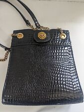 Vintage black croc for sale  LONDON