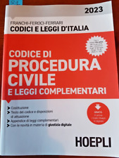Codice procedura civile usato  Genova