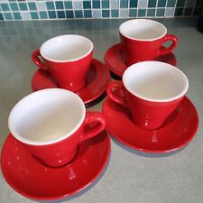 red cups and saucers for sale  EDINBURGH