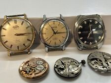 Job Lot Vintage Mechanical Enicar Men’s Watches and Movements, usado comprar usado  Enviando para Brazil