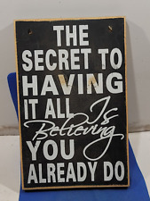Secret quote wood for sale  Bloomfield